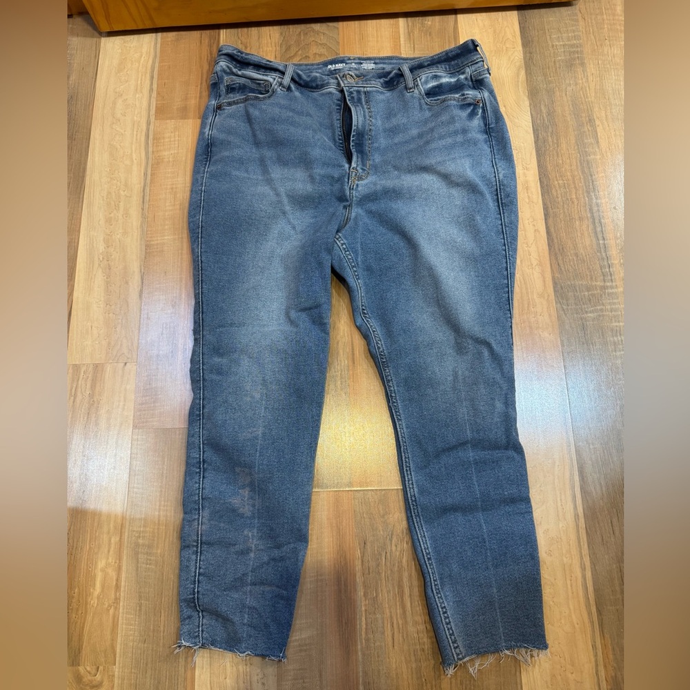 Old Navy Women's Dark Blue Skinny Jeans